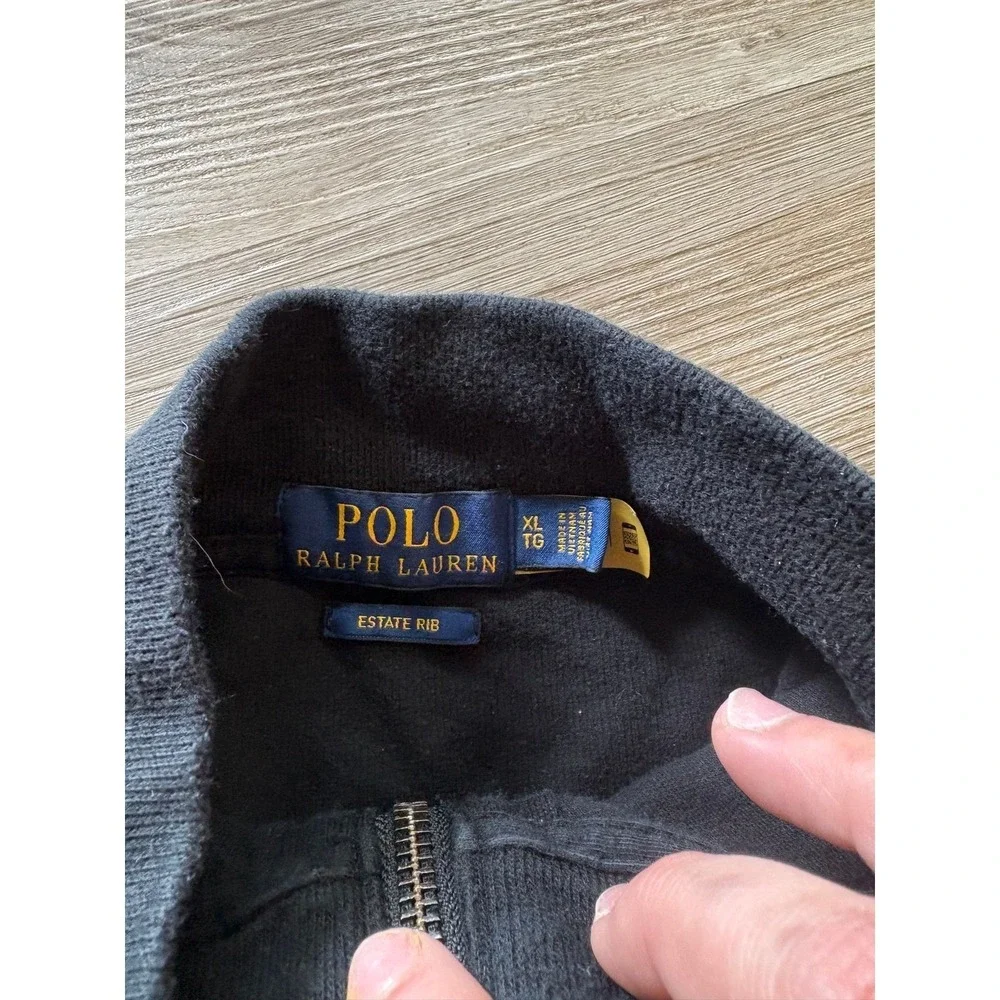 Polo Ralph Lauren Estate Rib 1/4 Zip Pullover XL - Picture 4 of 4